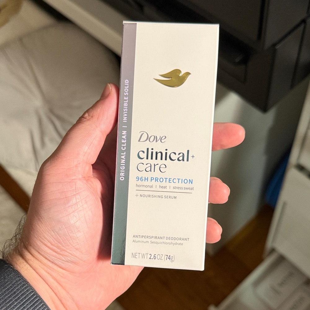 Dove Clinical+ Care Antiperspirant Deodorant - Original Clean (White)